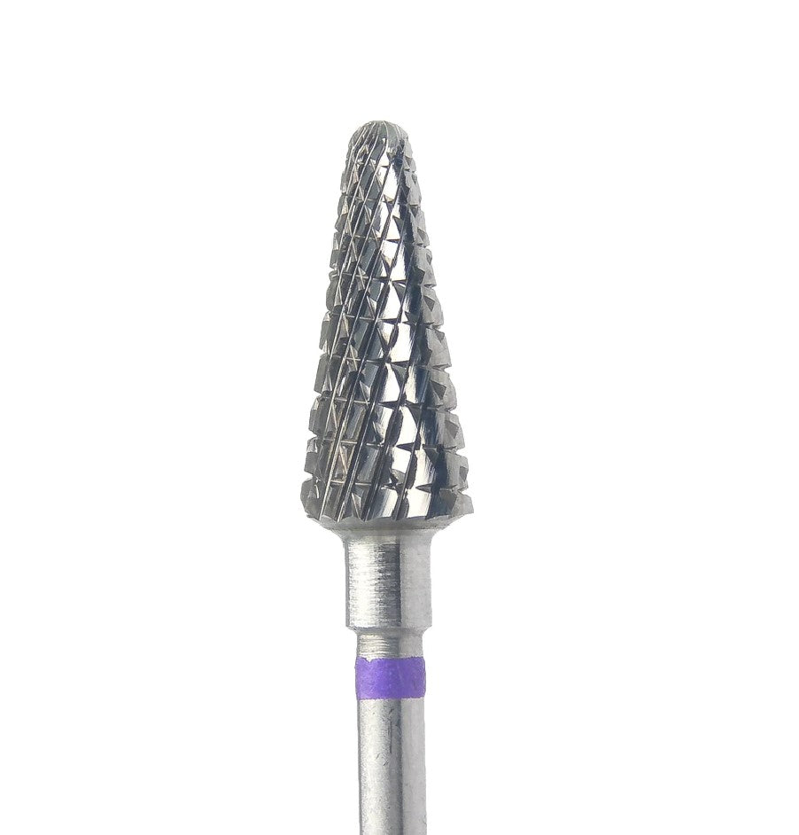 Tungsten Carbide Nail Bit KMIZ TCO-Tri 060-M – Cone Shape, Triple Cut, Medium+ Grit