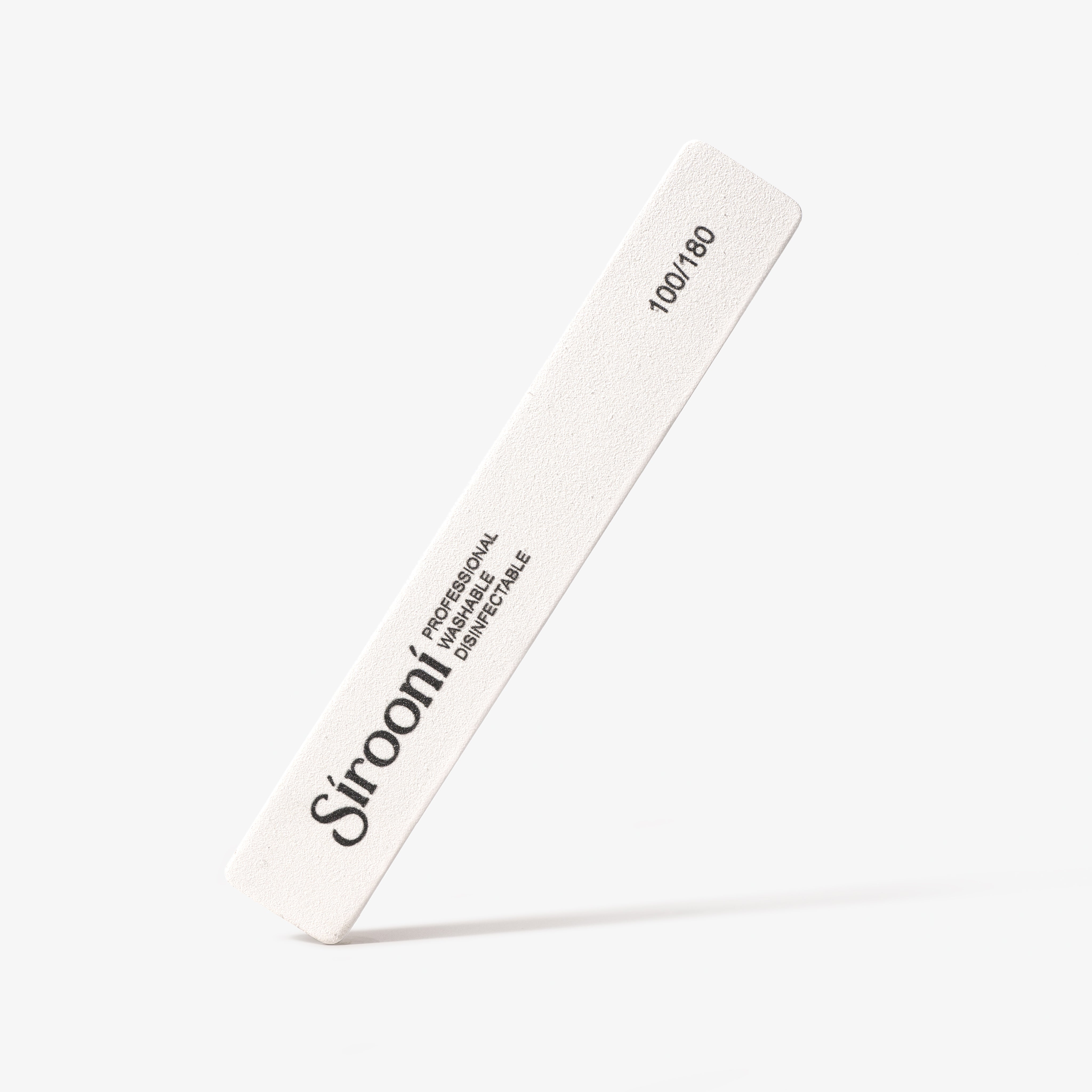 Nail Files Rectangle White - 100/180 & 180/240 Grit, 25 PCS