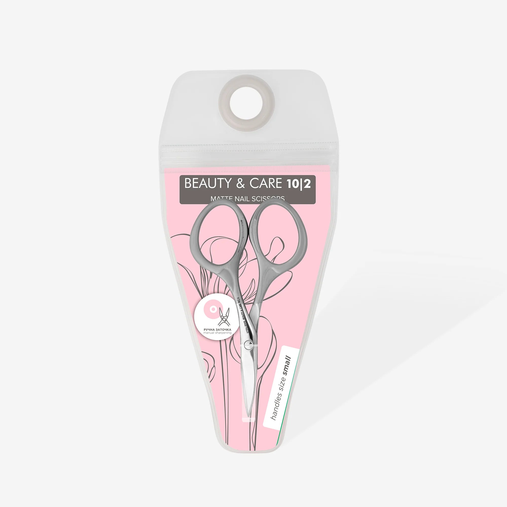 Matte nail scissors BEAUTY & CARE 10 TYPE 2