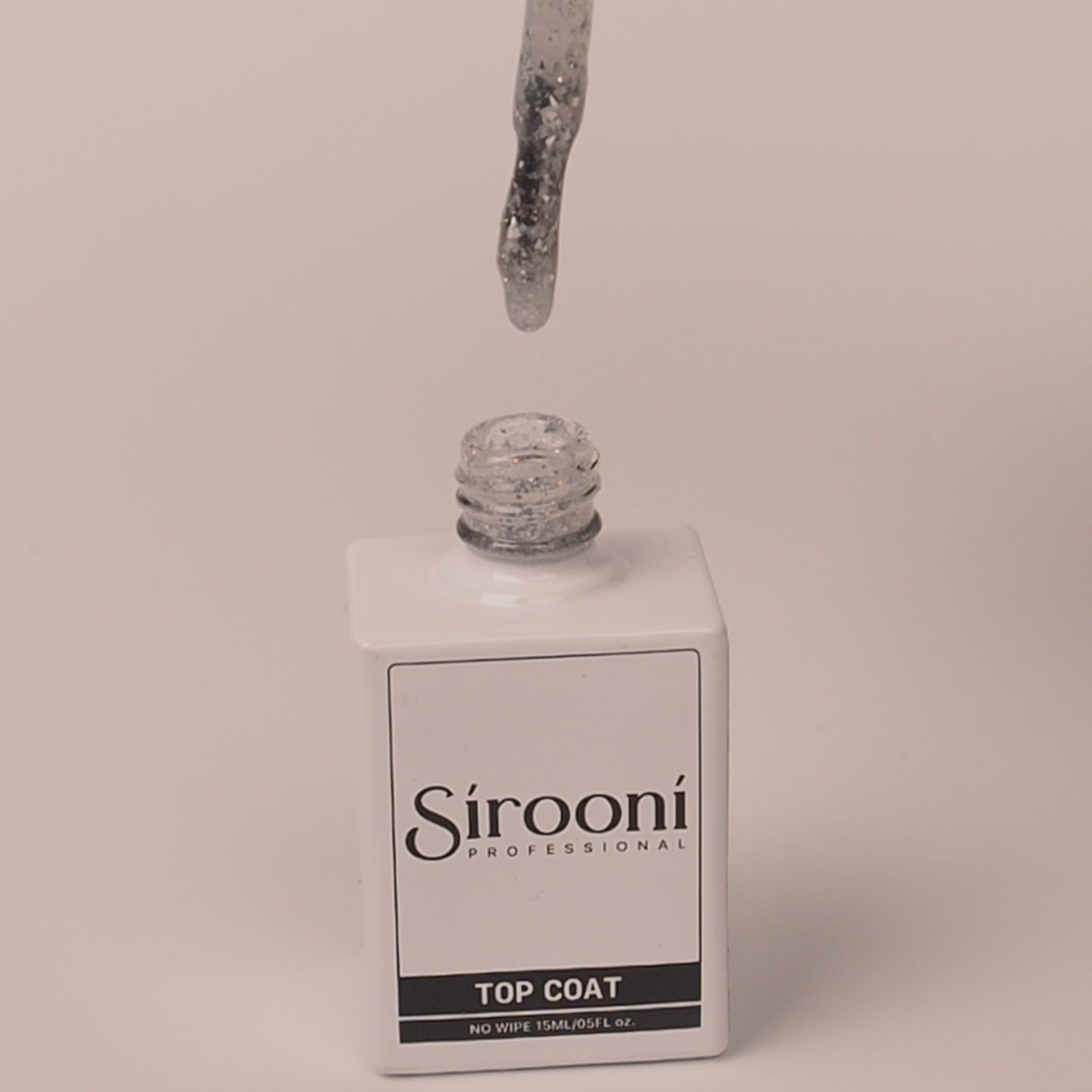 Top Coat - Silver Foil Glitter | 15ml
