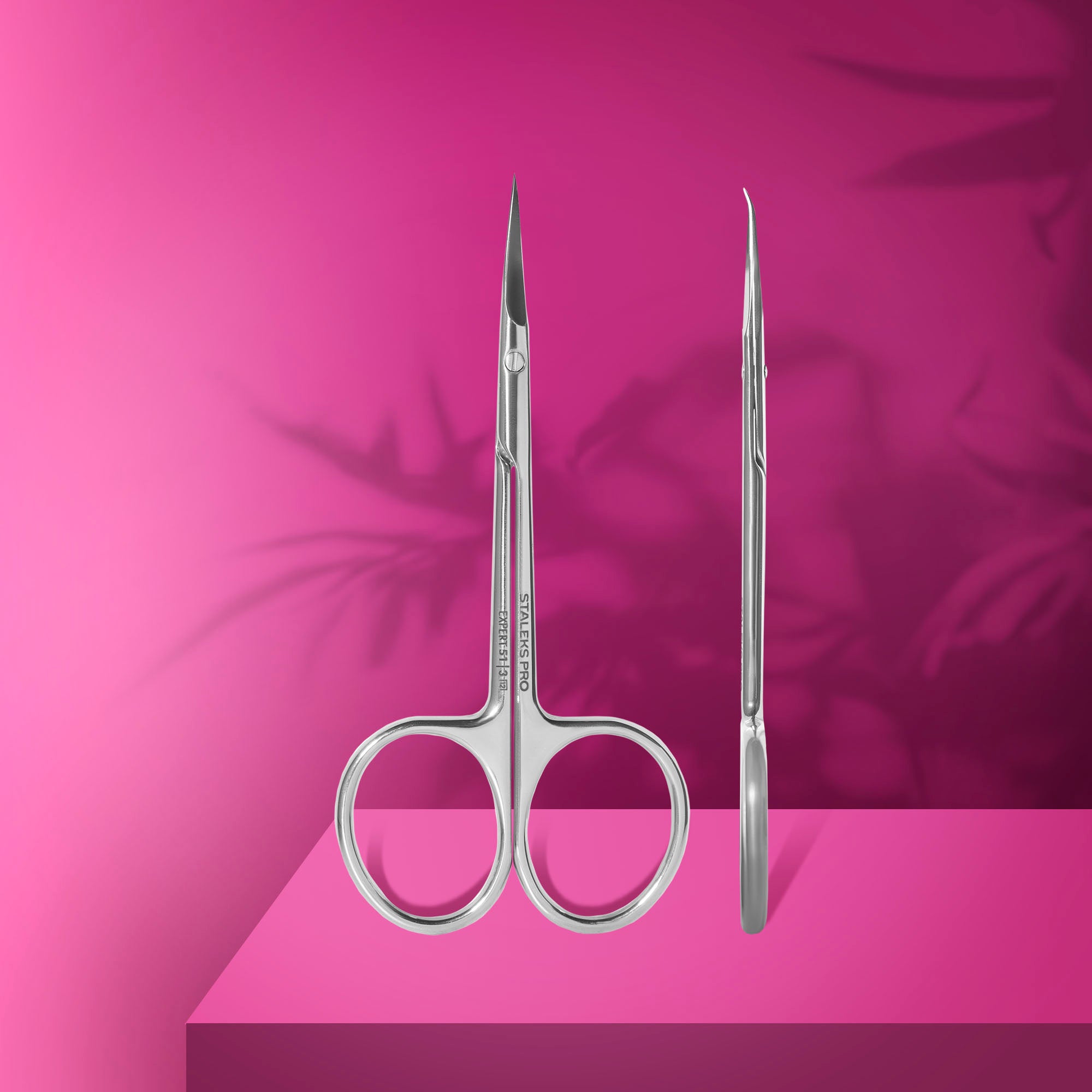 Staleks Professional cuticle scissors with hook EXPERT 51 TYPE 3