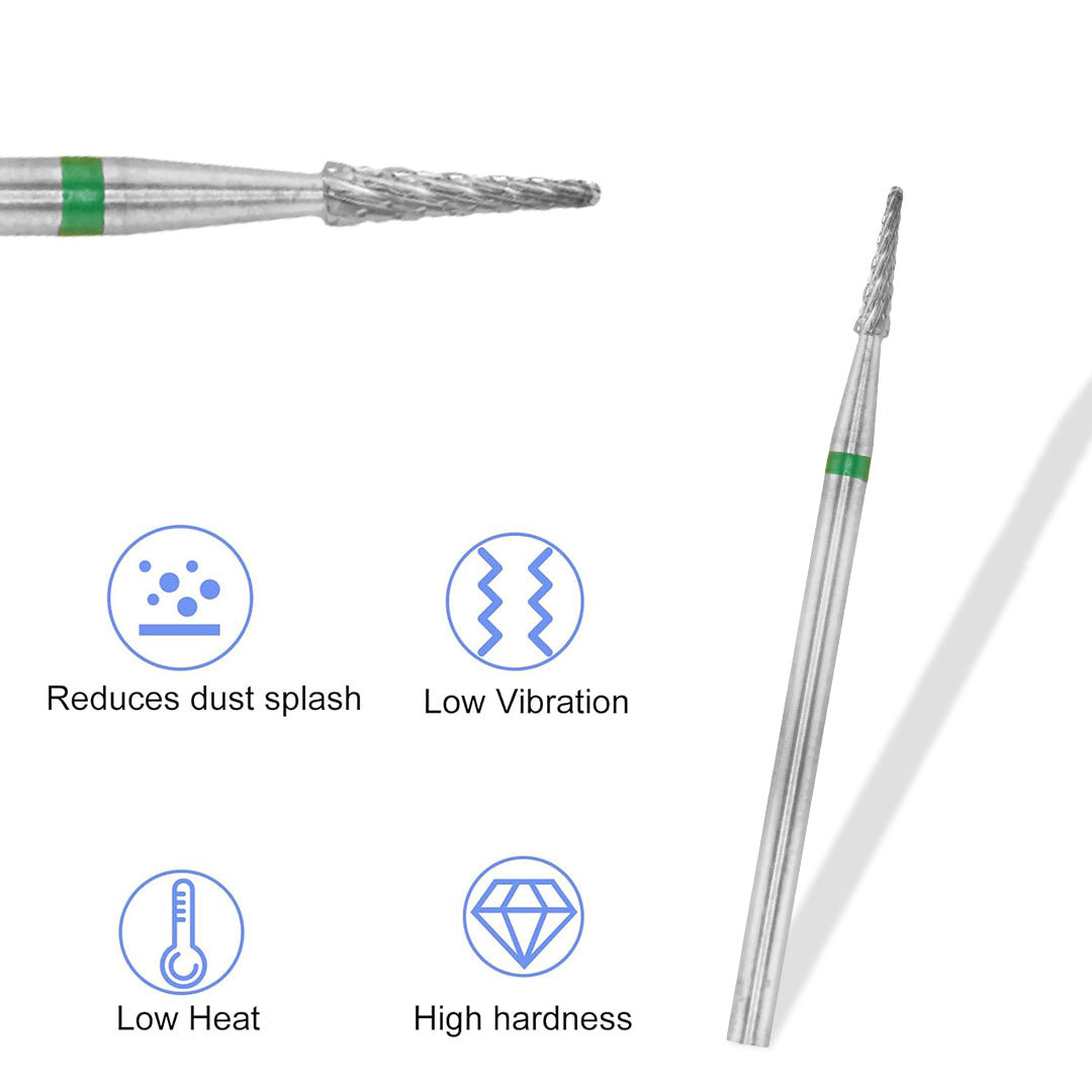 Ornament Green Carbide nail drill bit