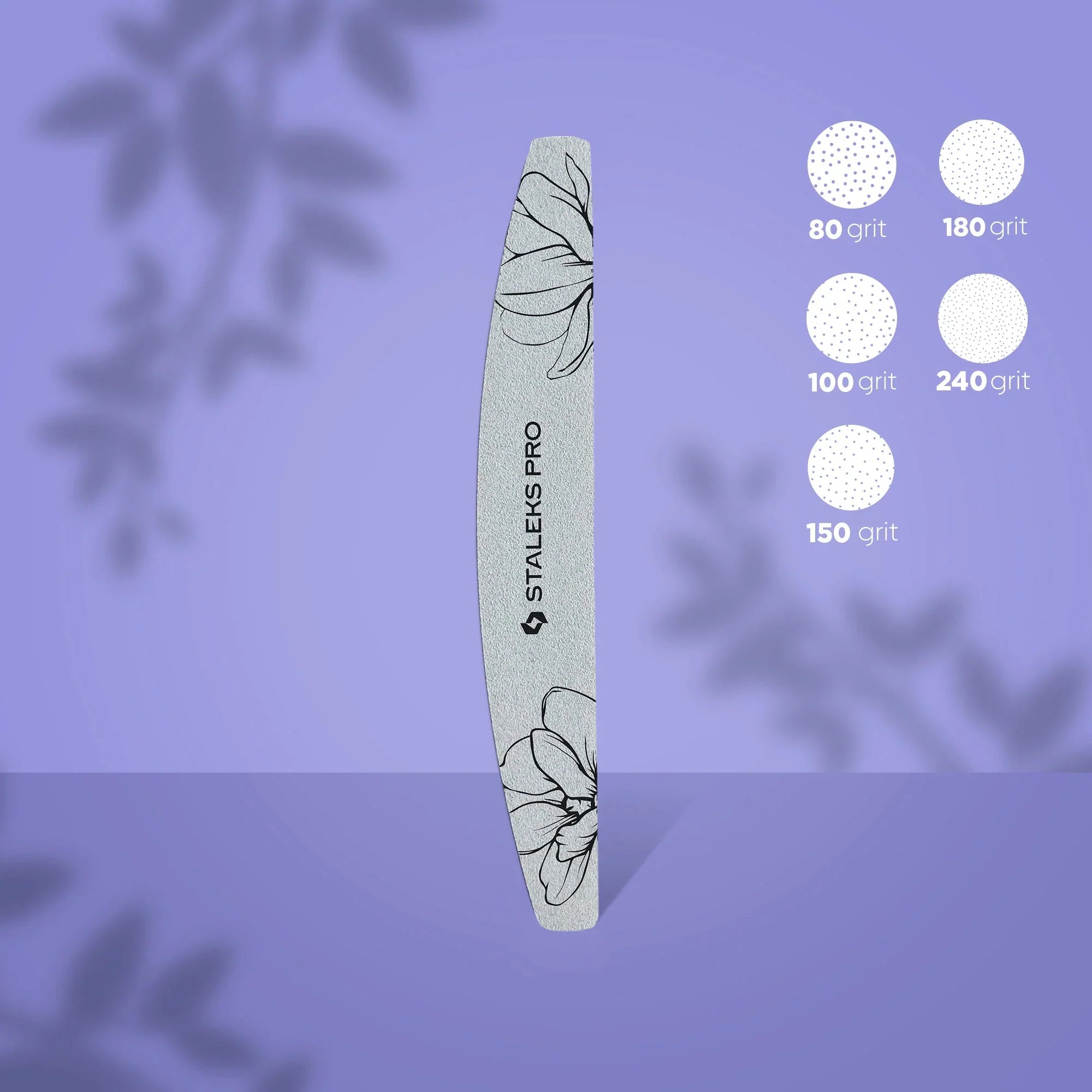 Crescent mineral nail file EXPERT 40 80/80 grit (25 pcs)
