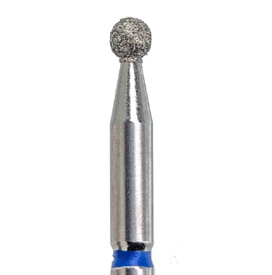 Diamond Nail Drill Bit KMIZ DSP 2.3 – Fine & Medium Ball Shape for Callus & Crack Treatment (2.3mm)