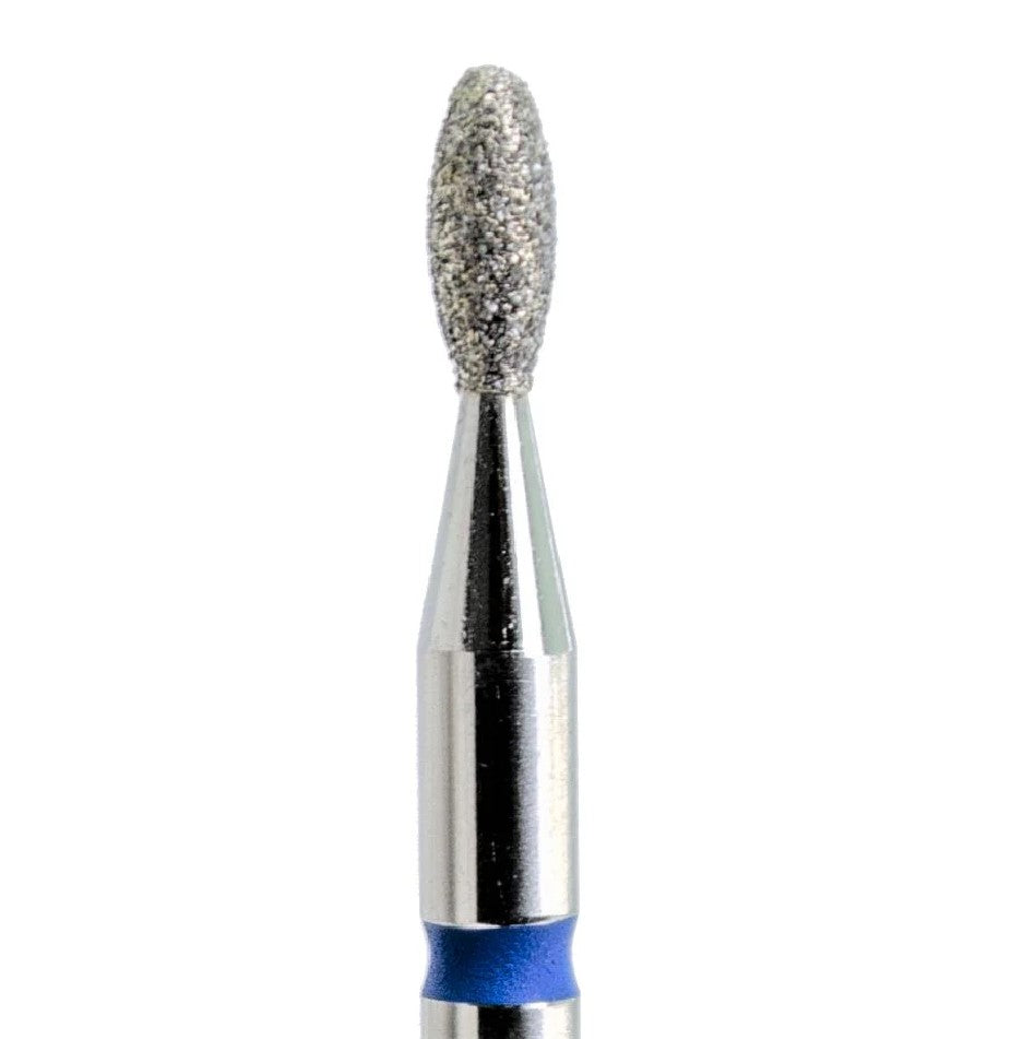 Diamond Nail Drill Bit KMIZ DEL 1.8-4.5 – Bud Rounded Top (1.8mm x 4.5mm) Fine & Medium Grit for Cuticle, Corn & Cracked Skin Treatment