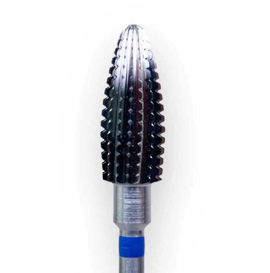 Tungsten Carbide Nail Bit KMIZ TPAD 060-M Dolphin Blue – Parabolic Shape, Double Cut, Medium