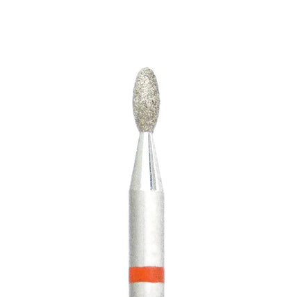 Diamond Nail Drill Bit KMIZ DEL 1.8-4.5 – Bud Rounded Top (1.8mm x 4.5mm) Fine & Medium Grit for Cuticle, Corn & Cracked Skin Treatment