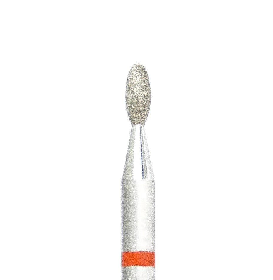 Diamond Nail Drill Bit KMIZ DEL 1.8-4.5 – Bud Rounded Top (1.8mm x 4.5mm) Fine & Medium Grit for Cuticle, Corn & Cracked Skin Treatment