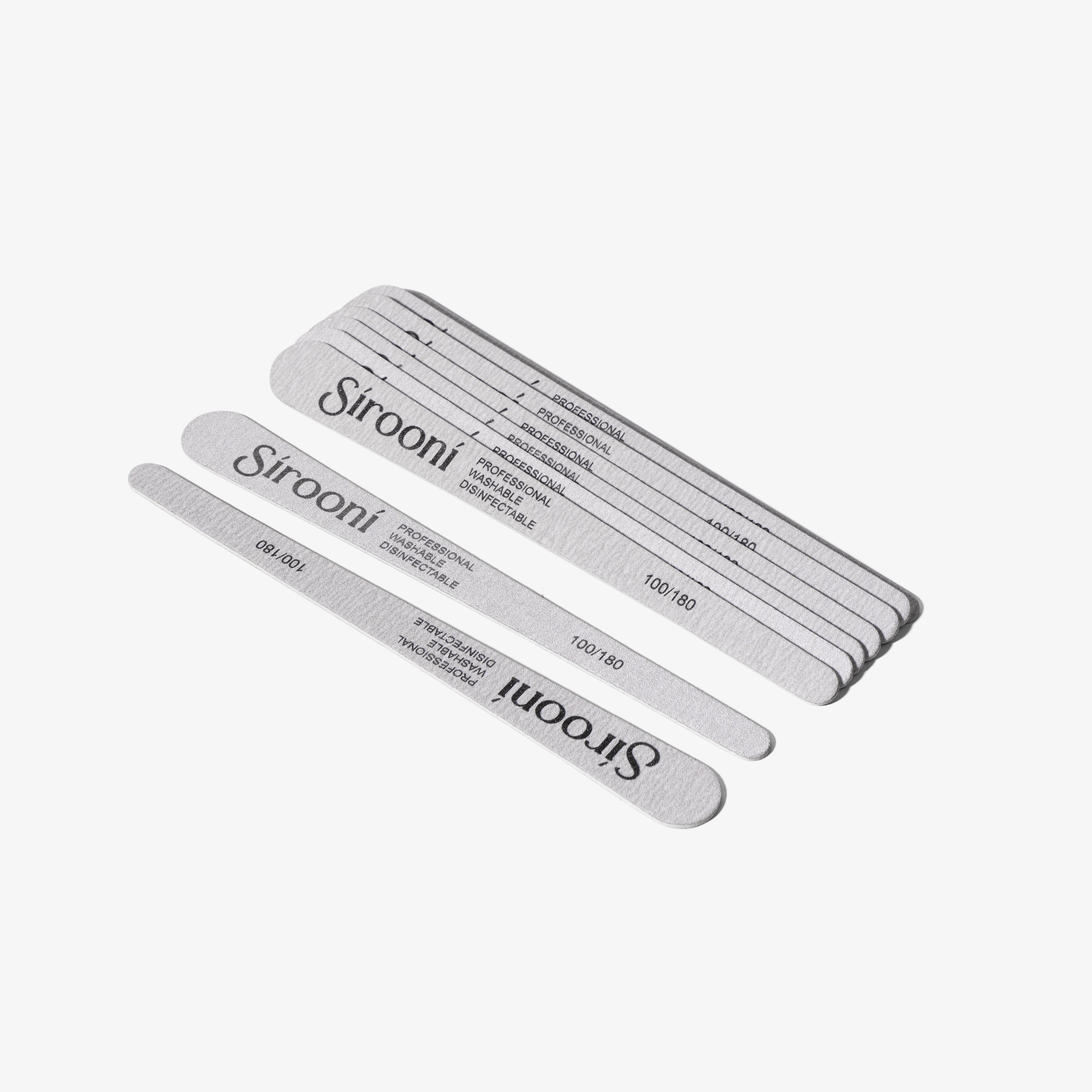 Nail Files Wooden - 50 PCS, 100/180 Grit