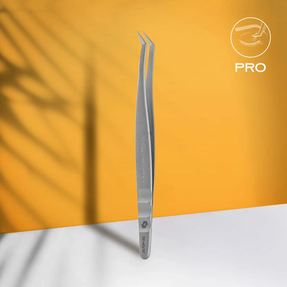 Professional eyelash tweezers EXPERT 40 TYPE 13 (L-shaped, 40)