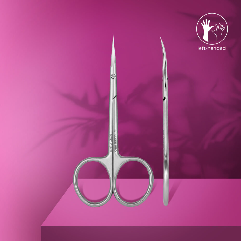 Professional cuticle scissors for left-handed users EXPERT 11 TYPE 3