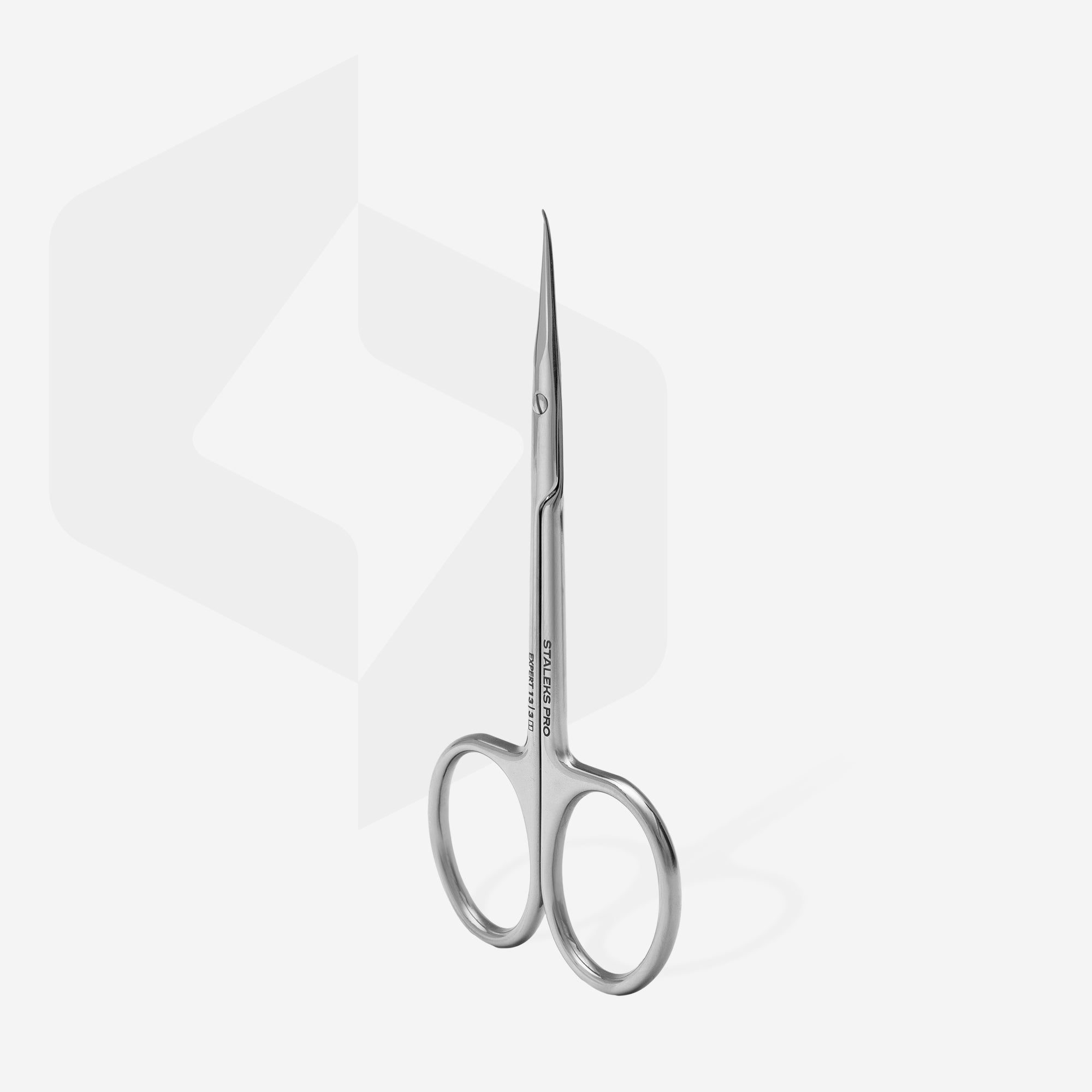 Staleks Professional cuticle scissors with hook for LEFT-handed users EXPERT 13 TYPE 3