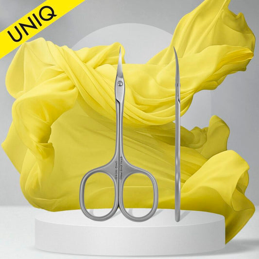 Professional cuticle scissors “Ballerina” UNIQ 10 TYPE 4 Staleks-pro