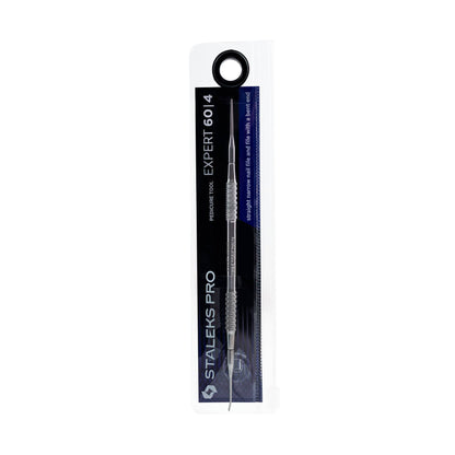 Staleks Pedicure pusher tool EXPERT 60 TYPE 3 and 4 (straight nail file and file with a bent end) - F.O.X Nails USA