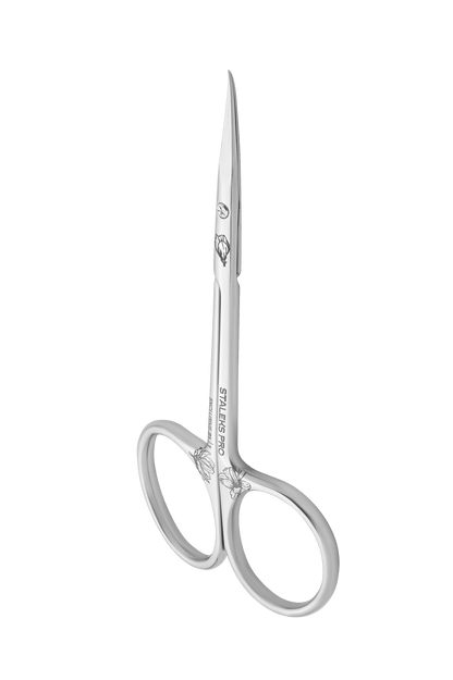 Staleks Professional cuticle scissors with hook EXCLUSIVE 21 TYPE 1 (magnolia) - F.O.X Nails USA