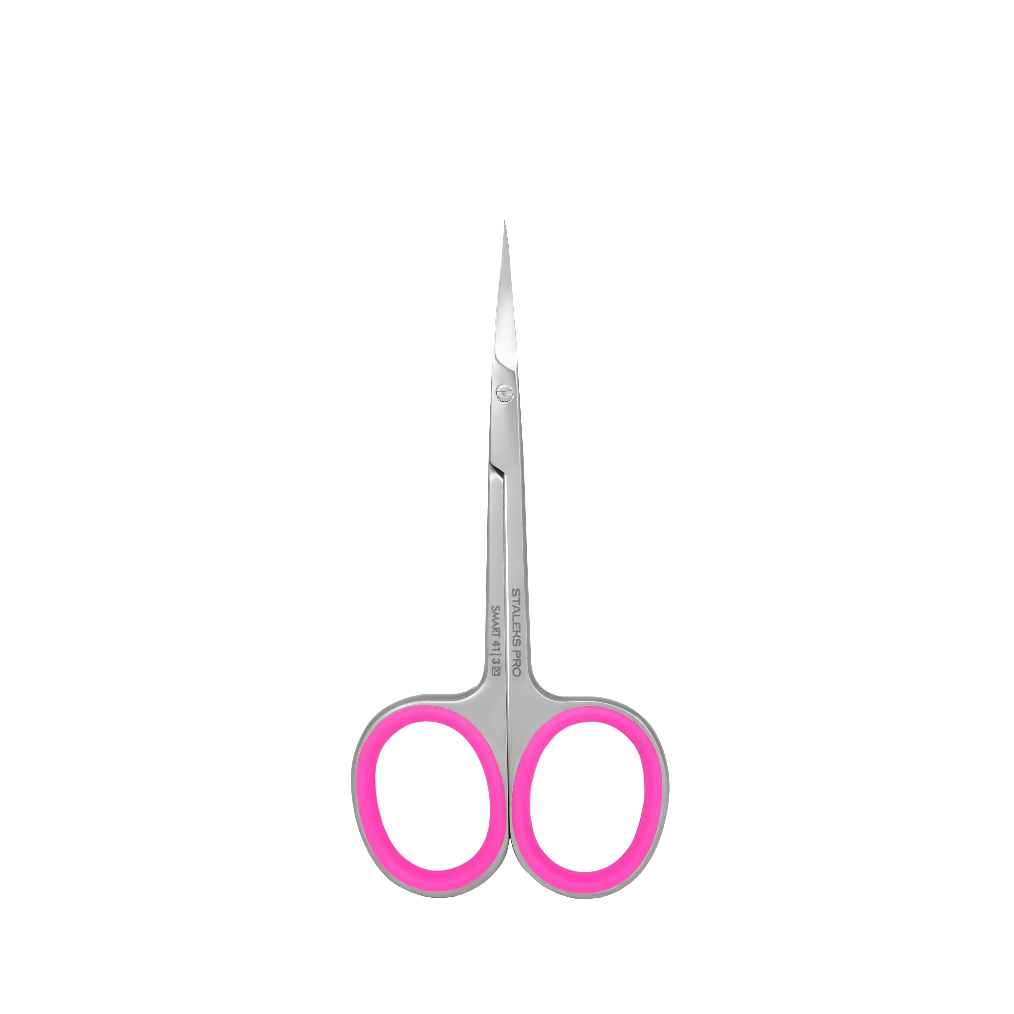 Staleks Professional cuticle scissors with hook SMART 41 TYPE 3 - F.O.X Nails USA