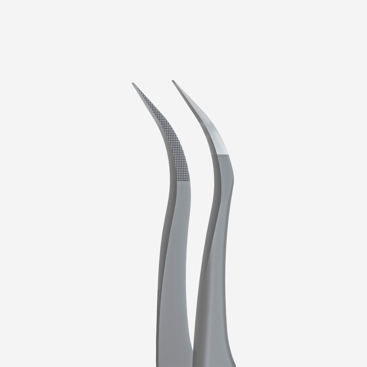 Staleks Professional eyelash tweezers with fiber tips EXPERT 45 TYPE 1 (curved)