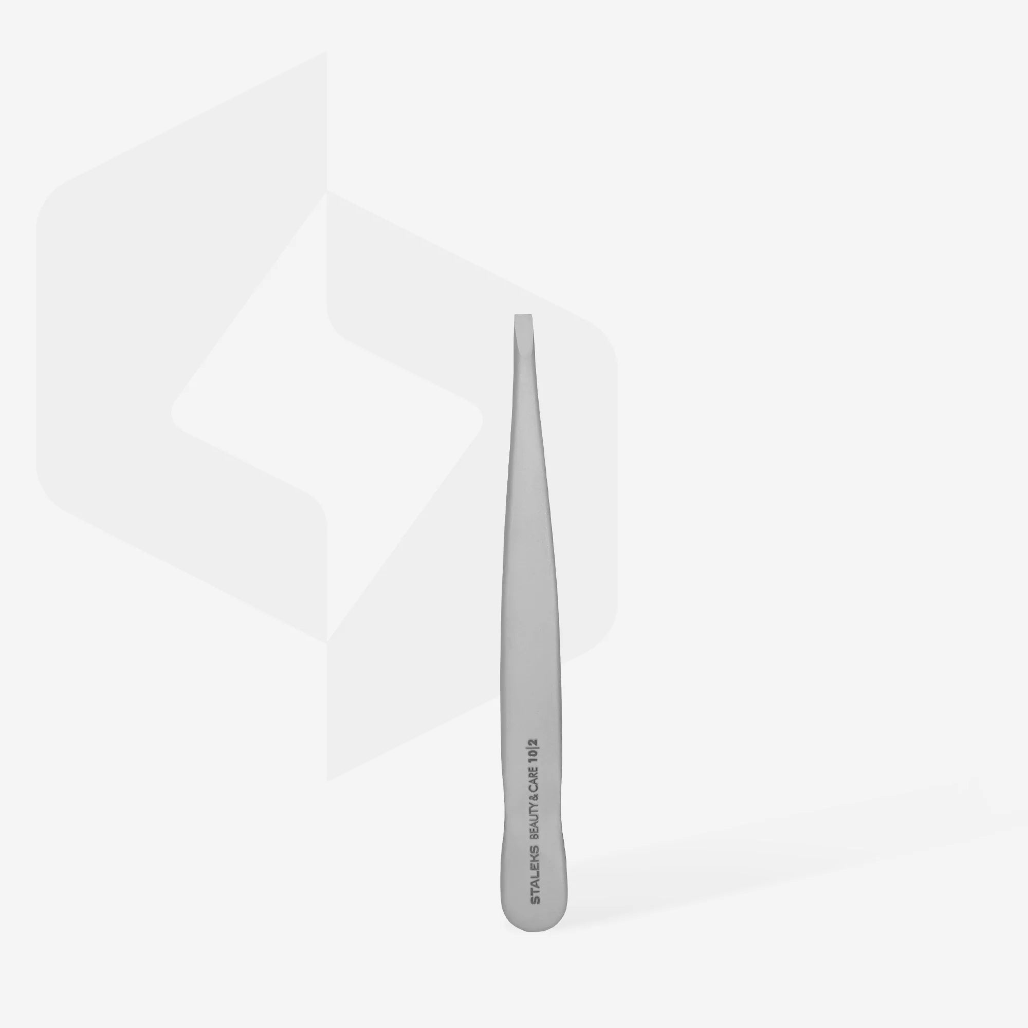 Eyebrow tweezers BEAUTY & CARE 10 TYPE 2 (narrow straight)