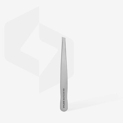 Eyebrow tweezers BEAUTY & CARE 10 TYPE 3 (wide beveled)